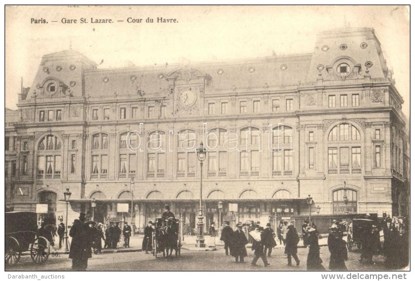 T2/T3 Paris, Gare St. Lazare, Cour Du Havre / Railway Station, Square (EK) - Zonder Classificatie