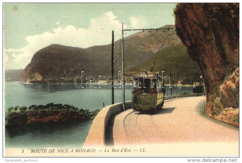 ** T1 Nice-Monaco Route, La Baie D'Eze / Bay, Tramway, Tram - Non Classés