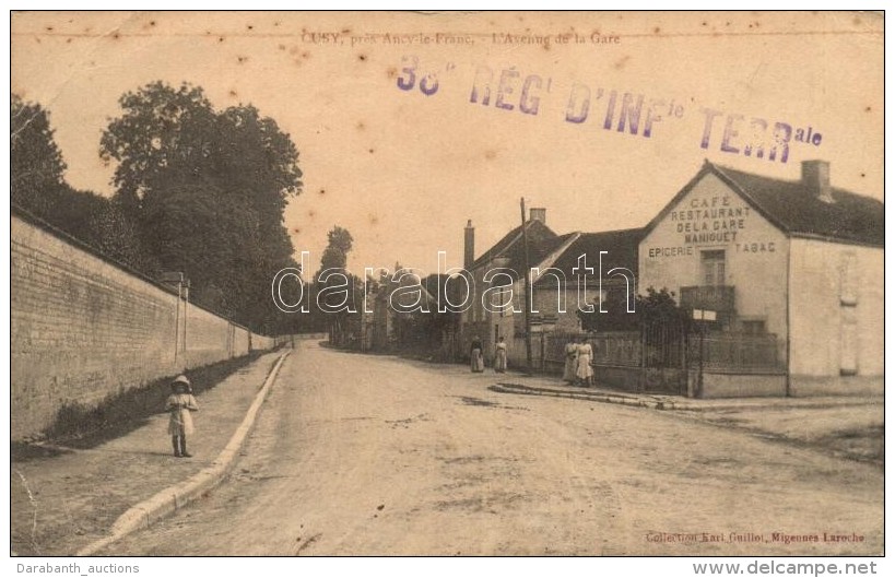 T3 Cusy, L'Avenue De La Gare / Street, Cafe, Restaurant (EB) - Non Classés