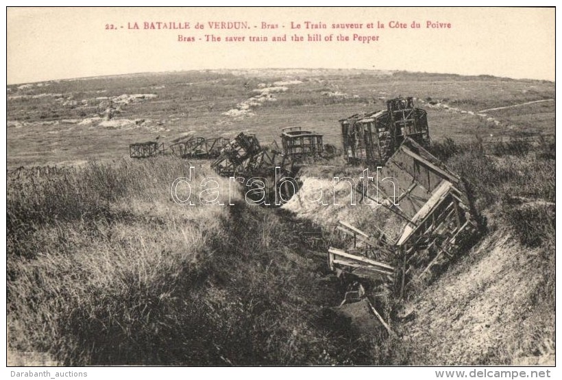 ** T2/T3 Bras-sur-Meuse, Cote Du Poivre, Train Ruins (EK) - Zonder Classificatie