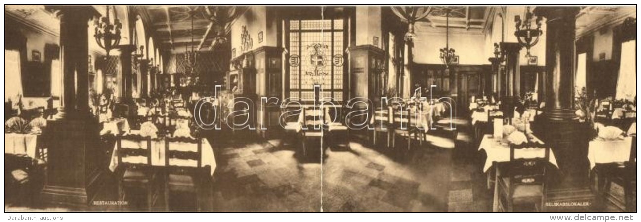 ** T2/T3 Copenhagen, Ungarsk Vinhus / Magyar étterem BelsÅ‘ / Hungarian Restaurant Interior, Panoramacard... - Sin Clasificación