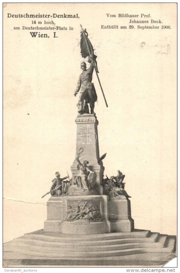 T4 Vienna, Wien I. Deutschmesiter Denkmal / Monument  (EM) - Non Classés