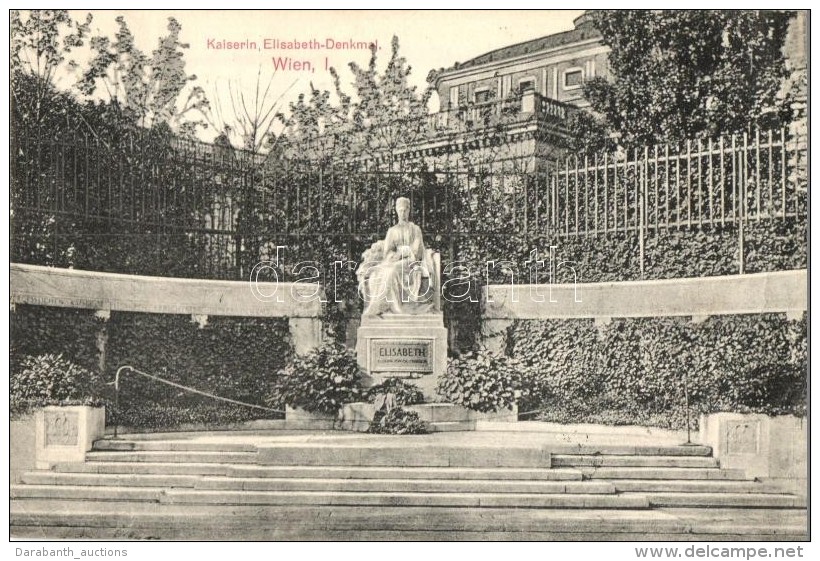 * T2/T3 Vienna, Wien; Kaiserin Elizabetth Denkmal / Statue (EK) - Ohne Zuordnung