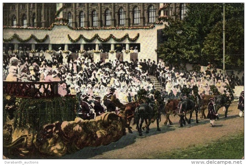 T2 1908 Vienna, Wien; Huldigungs Festzug, Zeit Der Kaiserin Maria Theresia, Schäferspiele Und Hofballett /... - Zonder Classificatie