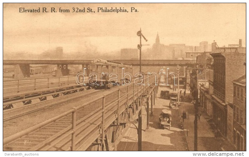 ** T1/T2 Philadelphia, Elevated R.R. From 32nd St. - Ohne Zuordnung