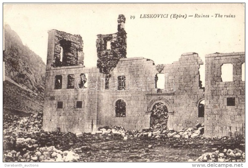 * T2/T3 Leskovik, Leskovici; Epirus, Ruins (EK) - Non Classés