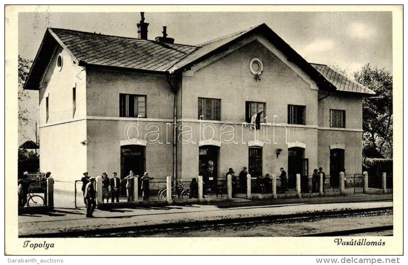 T2 Topolya, Backa Topola; Vasútállomás / Railway Station - Zonder Classificatie