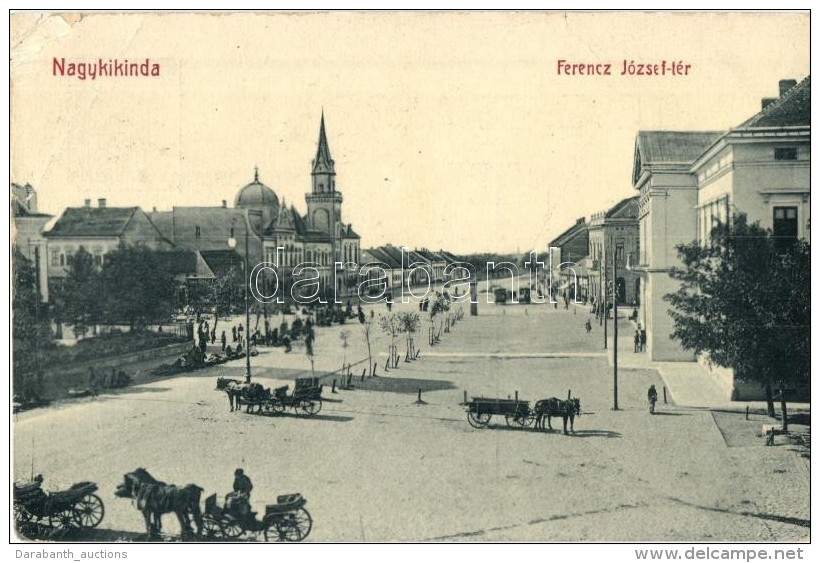 T3 Nagykikinda, Kikinda; Ferenc József Tér, Törvényszék / Main Square, Court, W.... - Unclassified