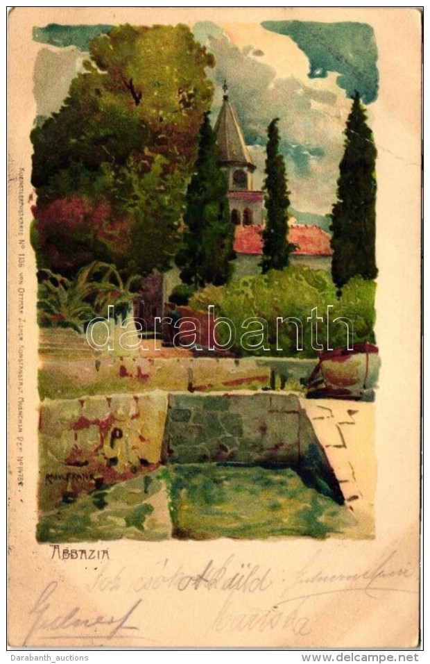 T3 Abbazia, Künstlerpostkarte No. 1136. Von Ottmar Zieher Litho S: Raoul Frank (fa) - Non Classés