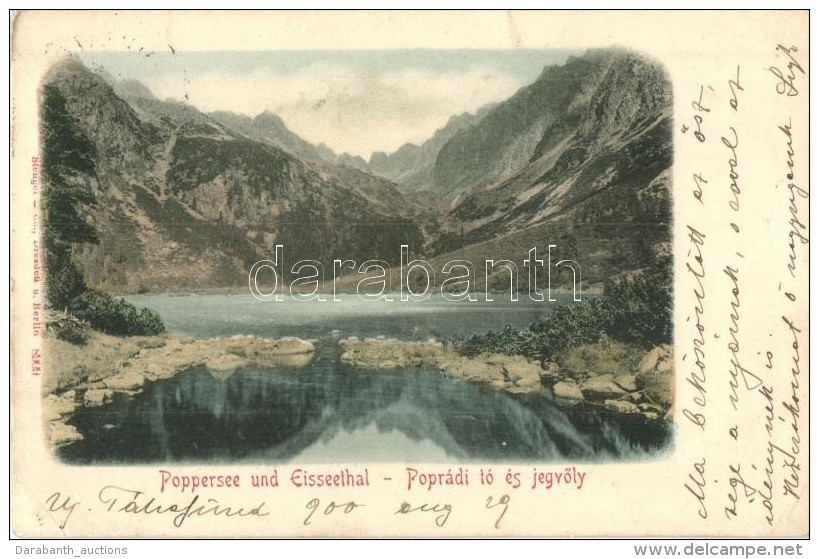 T2/T3 Tátra, Poprádi Tó és Jégvölgy / Lake, Valley  (EK) - Non Classés