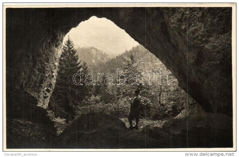 * T2 1937 Szinyelipóc, Lipovce; Lipóci-völgy, Barlang / Valley, Cave, Photo - Non Classés