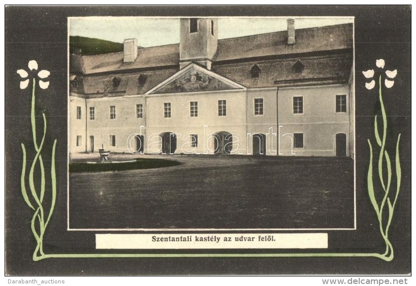 ** T1/T2 Szentantal, Svaty Anton; Kastély Az Udvar FelÅ‘l, Joerges / Castle, Art Nouveau - Non Classés