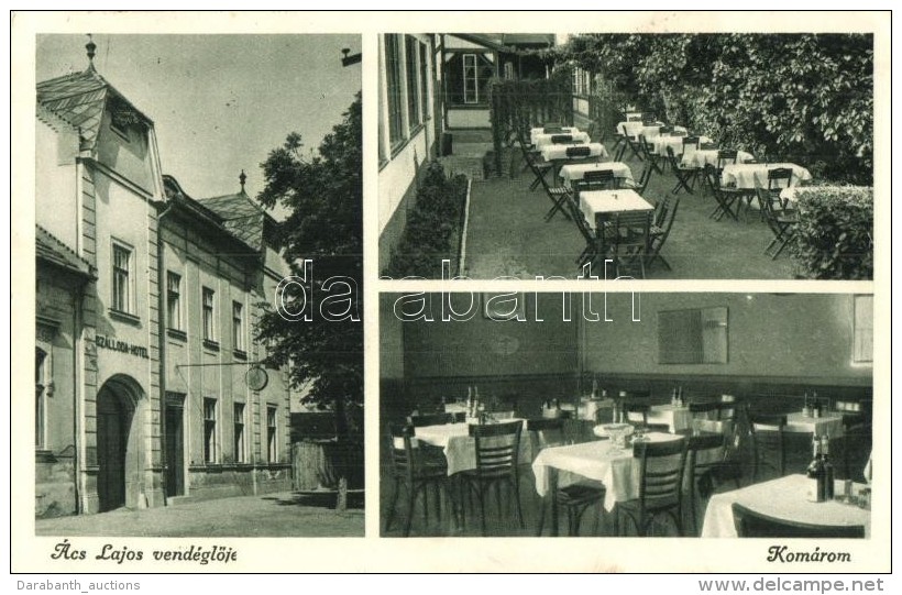 T2/T3 Komárom, Komarno; Ács Lajos VendéglÅ‘je, BelsÅ‘ / Restaurant Interior (Rb) - Non Classés