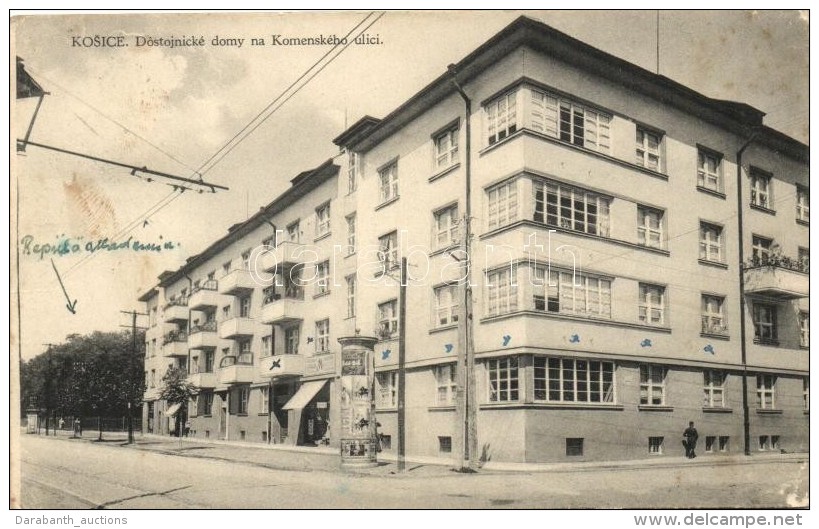 * T3 Kassa, Kosice; Tiszti Lakások A Komenského Utcában / Officers House In The... - Sin Clasificación