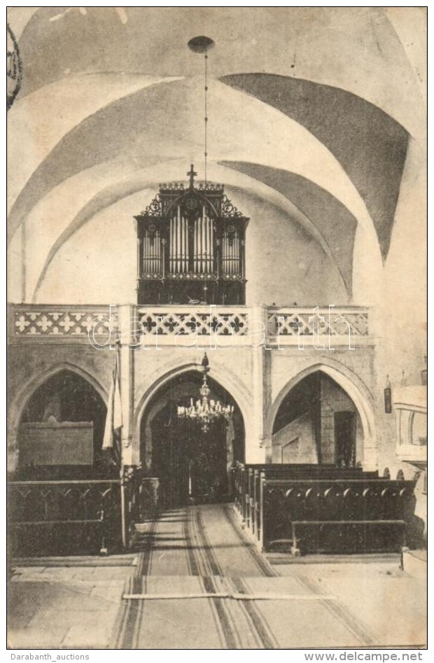 T3 Tövis, Teius; Római Katolikus Hunyadi Templom Hajója, BelsÅ‘ / Church Interior 'K.u.K.... - Zonder Classificatie