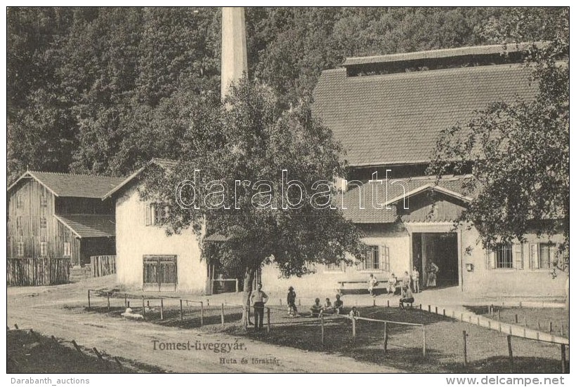 ** T1/T2 Tomest, Tamásd, Tomesti; üveggyár, Raktár / Glass Factory, Warehouse - Unclassified