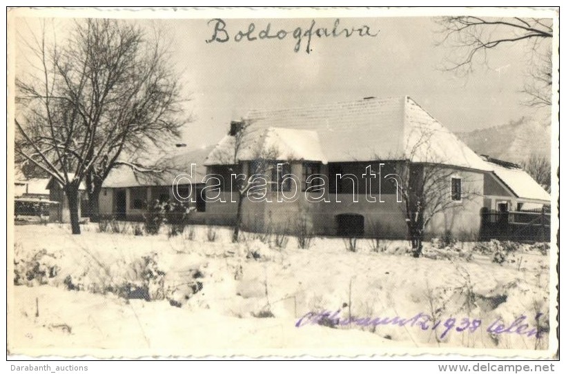 T2/T3 1938 Åraljaboldogfalva, Boldogfalva, Santamarie-Orlea; Kúria Télen / Villa In Winter, Photo... - Non Classés