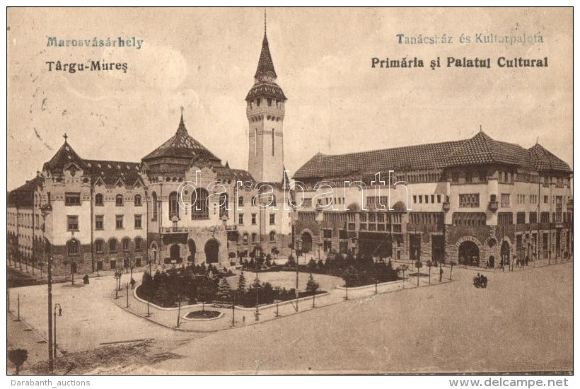 * T2 Marosvásárhely, Targu Mures; Tanácsház és Kultúrpalota / Town Hall,... - Non Classés