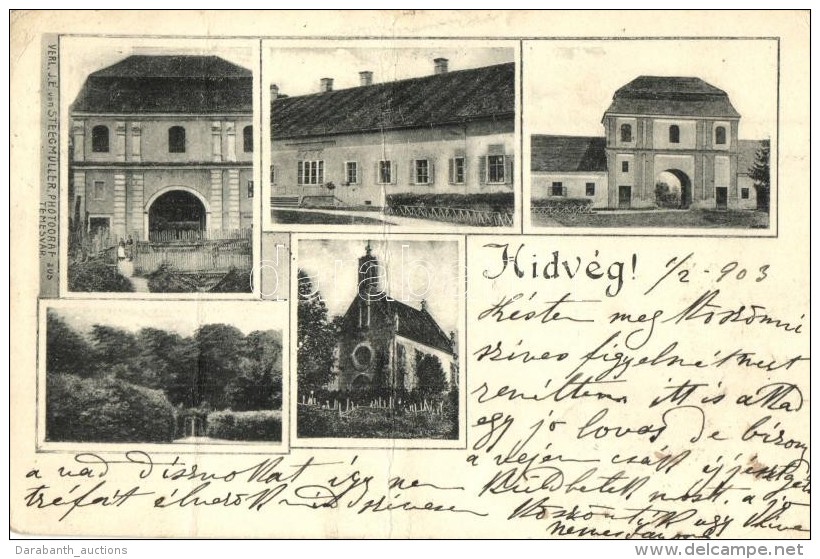 T4 Hídvég, Haghig; Gróf Nemes Kastély, Templom / Castle, Church (fa) - Non Classés
