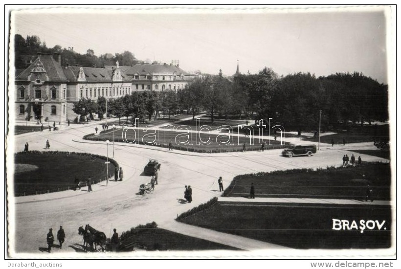 * T2 Brassó, Brasov; Tér, Busz / Square, Autobus - Zonder Classificatie