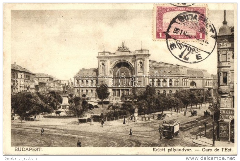 Budapest VII. Keleti Pályaudvar - 2 Db RÉGI Képeslap, 'Venu Al La Postkongreso Esperantista En... - Zonder Classificatie