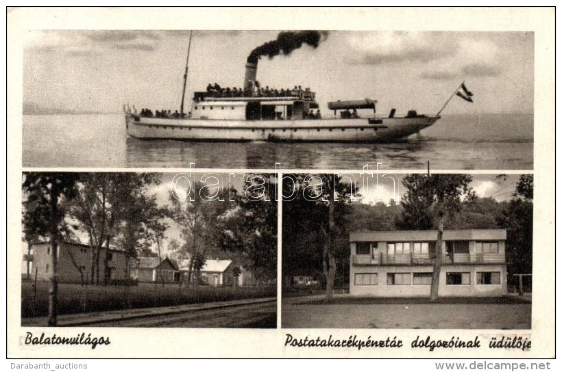 ** T1/T2 Balatonvilágos, Postatakarékpénztár Dolgozóinak üdülÅ‘je - Unclassified