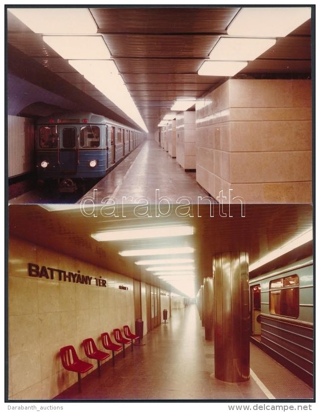 ** 10 Db MODERN Megíratlan Képeslap; Budapesti Metró / 10 Modern Unused Postcards; Metro In... - Zonder Classificatie