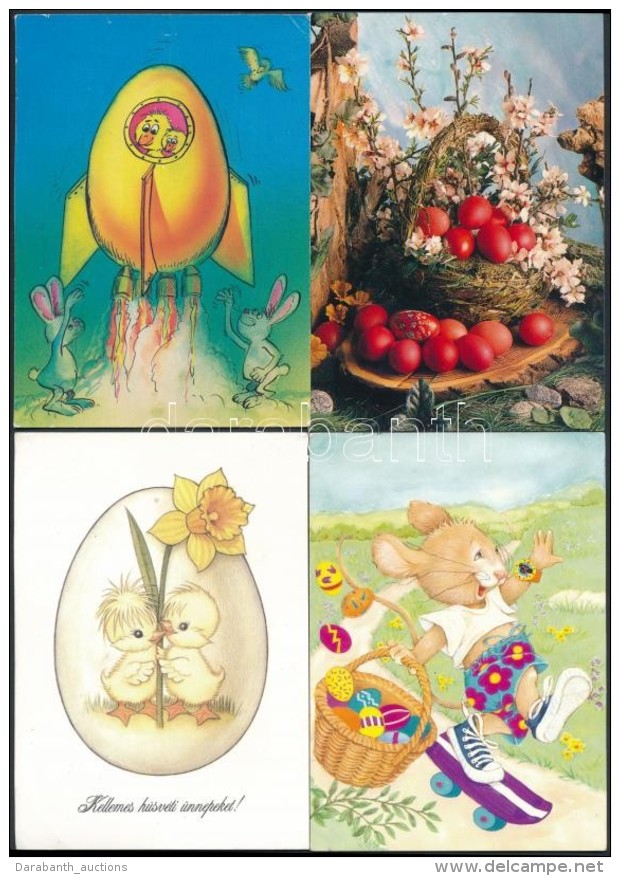 * 130 Db MODERN Húsvéti üdvözlÅ‘ Képeslap / 130 Modern Easter Greeting Cards - Non Classés