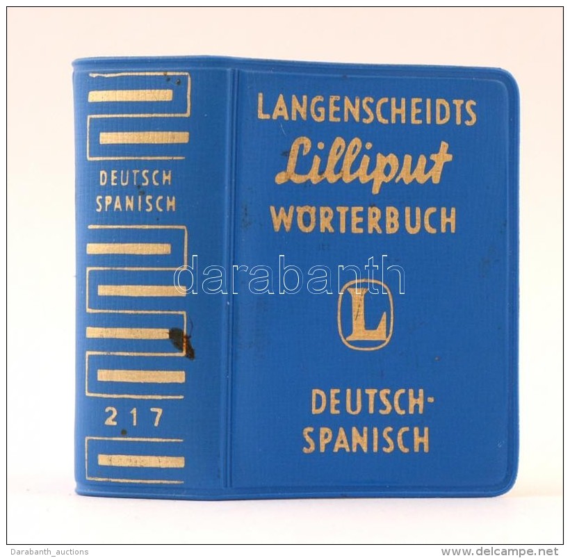 Langenscheidts Lilliput Wörterbuch, Deutsch-Spanisch. Berlin, é.n. ,Langenscheidts KG , 638 P.... - Ohne Zuordnung