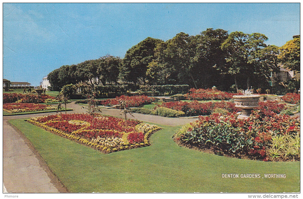 Ph-CPSM Angleterre Worthing (Sussex) Denton Gardens - Worthing