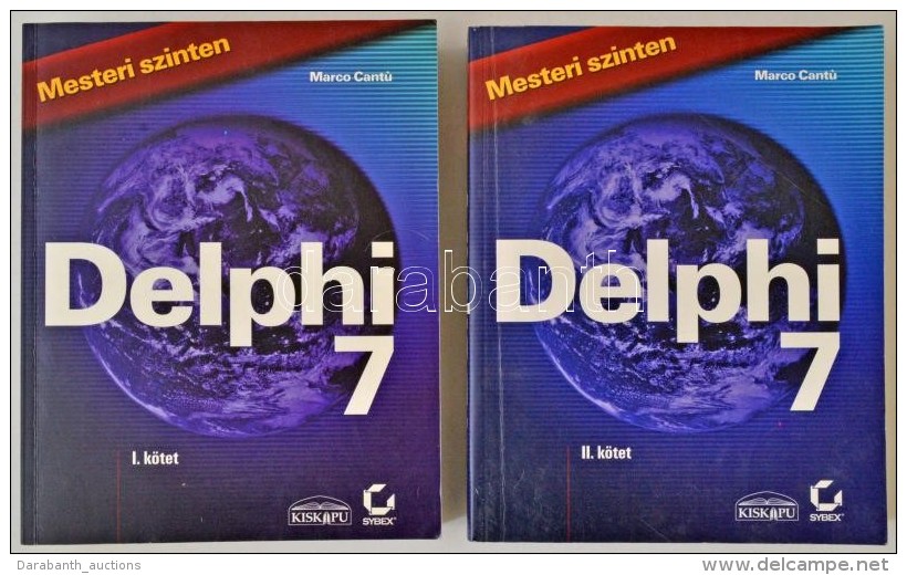 Marco Cantú: Delphi 7. I-II. Mesteri Szinten. Budapest, 2003. Kiskapu Kft. Kiadói... - Sin Clasificación