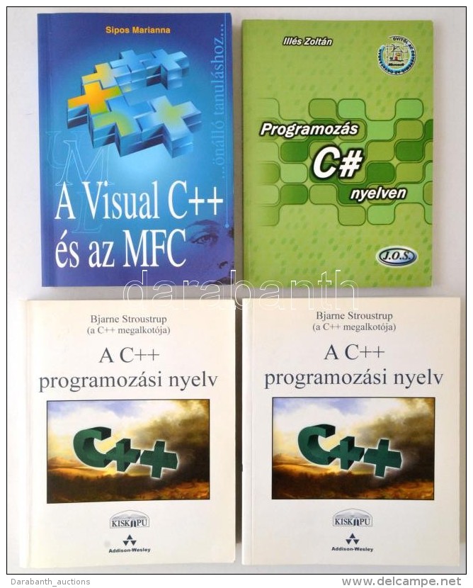 Vegyes Számítástechnikai Tétel, 4 Db: 
Sipos Marianna: A Visual C++ és Az MFC.... - Ohne Zuordnung