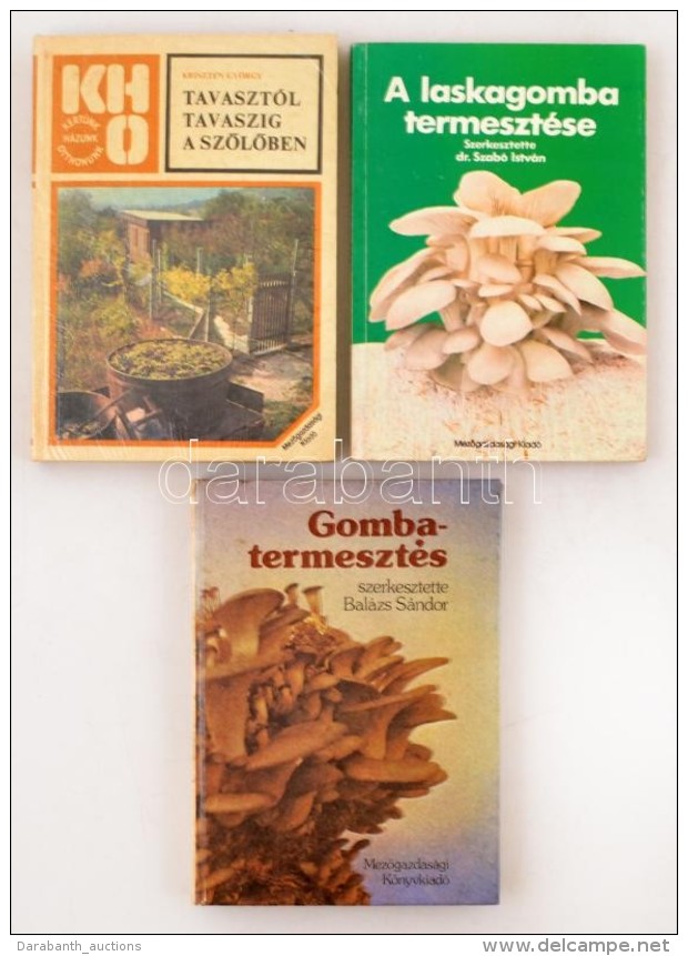 Vegyes Kertészet-mezÅ‘gazdasági Könyv Tétel, összesen 3 Kötet. - Non Classés