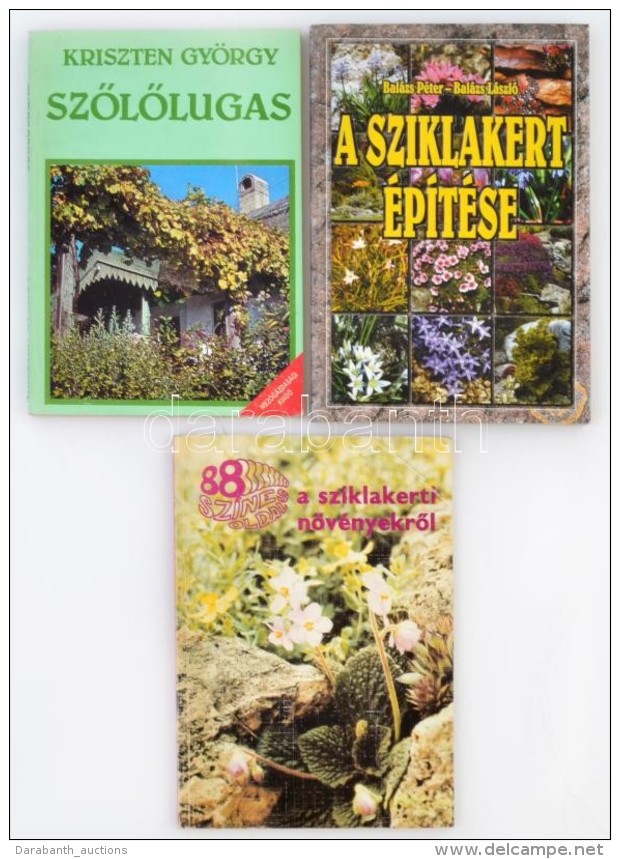 Vegyes Kertészet-mezÅ‘gazdasági Könyv Tétel, összesen 3 Kötet. - Unclassified