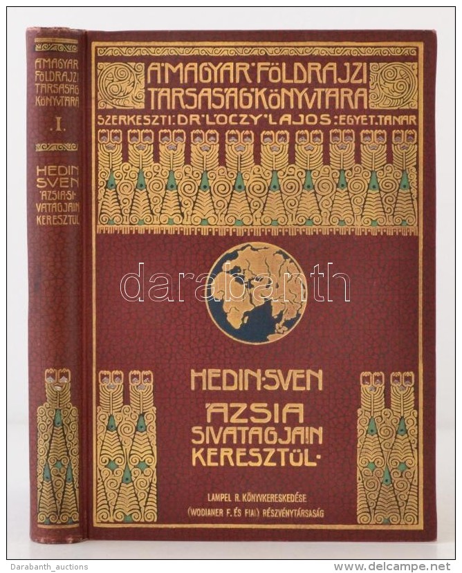 Sven Hedin: Ázsia Szívében I. Köt. Töredék! Magyar Földrajzi... - Sin Clasificación