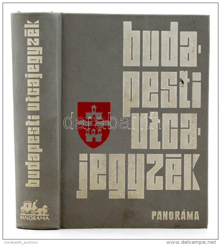 1974 Dr. Károly István (szerk.): Budapesti Utcajegyzék. Budapest, 1974, Panoráma.... - Non Classés