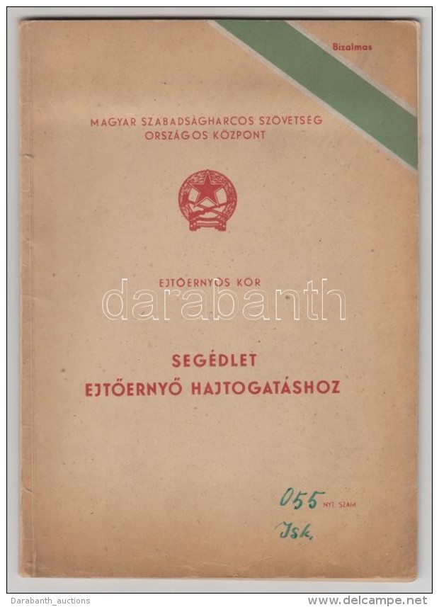 Cca 1950 A Magyar Szabadságharcos Szövetség Országos Központ EjtÅ‘ernyÅ‘s... - Autres & Non Classés