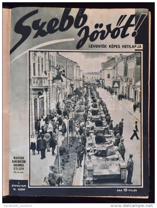 1941-1943 Szebb JövÅ‘t! Leventék Képes Hetilapjának Számai Könyvbe Kötve - Padvinderij