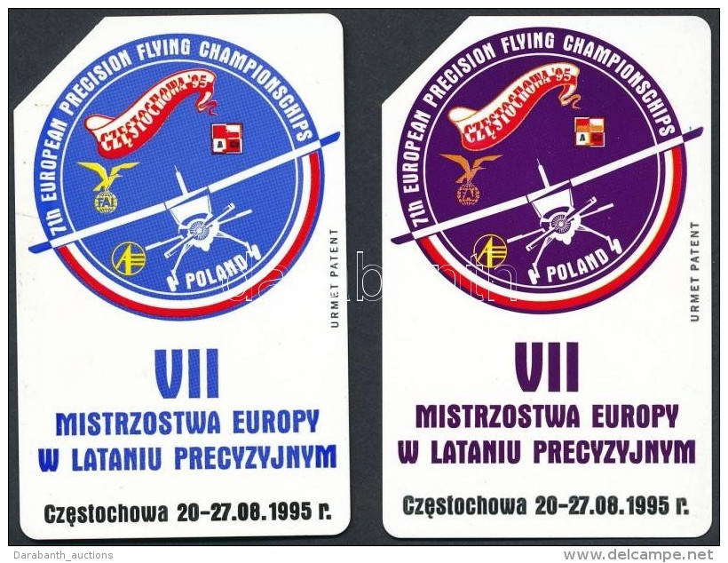 1995 7. Európai Precíziós Repülési Bajnokság, CzÄ™stochowa, 2 Db Alkalmi... - Non Classés