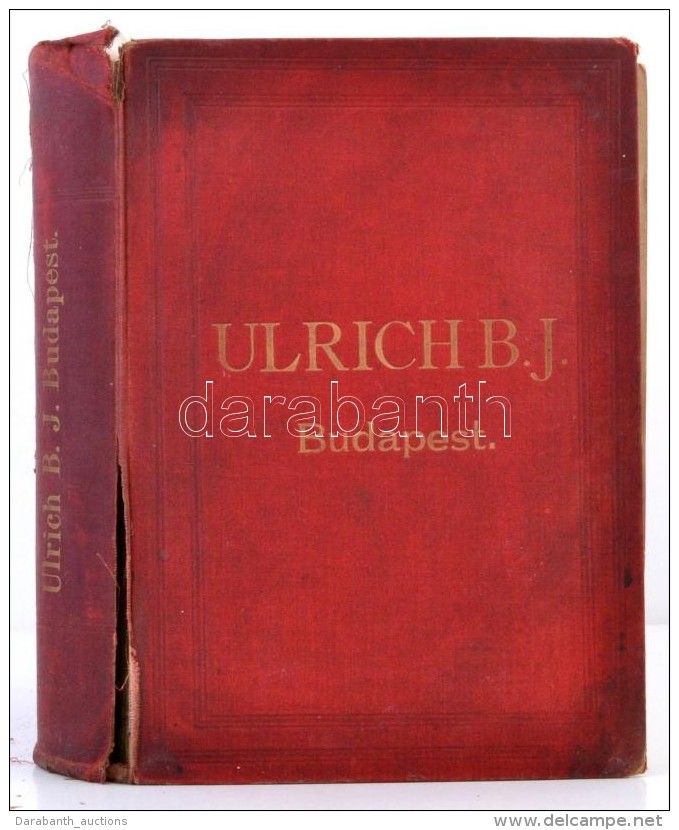 Cca 1906 Ulrich B. J. Árjegyzéke. Budapest, 1906. Március 1.MindennemÅ± Csövek,... - Werbung