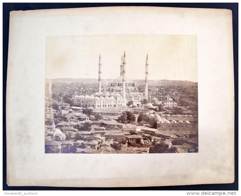 Cca 1880 Törökország, Edirne Selim Mecset és Környéke NagyméretÅ±... - Autres & Non Classés