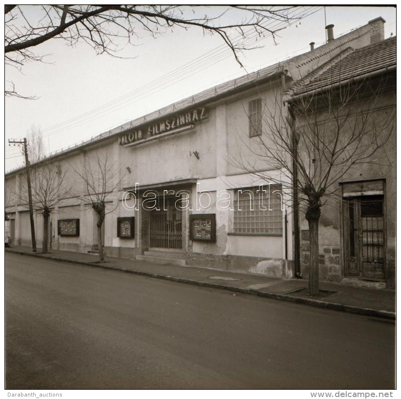 1973 Budapest, PALOTA Mozi KülsÅ‘-belsÅ‘ Felvételei, 7 Db Szabadon Felhasználható Vintage... - Andere & Zonder Classificatie