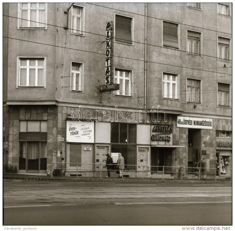 1982 Budapest, ALKOTÁS Mozi KülsÅ‘-belsÅ‘ Felvételei, 7 Db Szabadon Felhasználható... - Andere & Zonder Classificatie