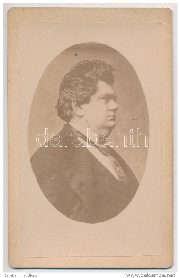 Csiky Gergely (1842-1891) Drámaíró Eredeti Fotója  Kabinetfotó Méretben... - Other & Unclassified