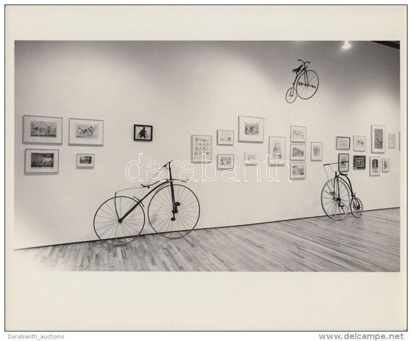 André Farkas(1915-2005): Bicikli, Pecséttel Jelzett Fotó, 20x25 Cm - Otros & Sin Clasificación