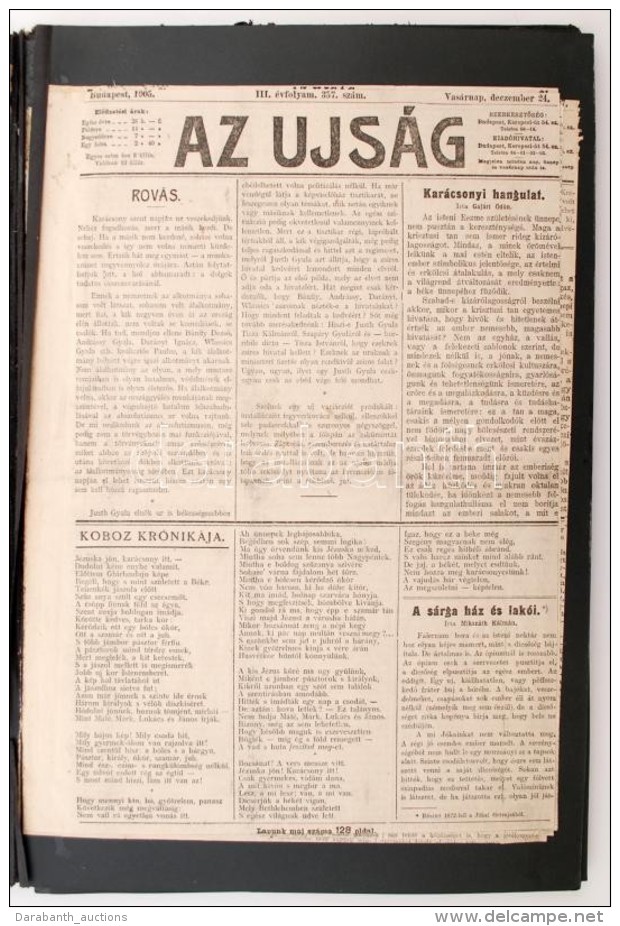 1905 BenkÅ‘ Gyula A Grill Féle Könyvkereskedés Tulajdonosa Nejének Halála... - Unclassified