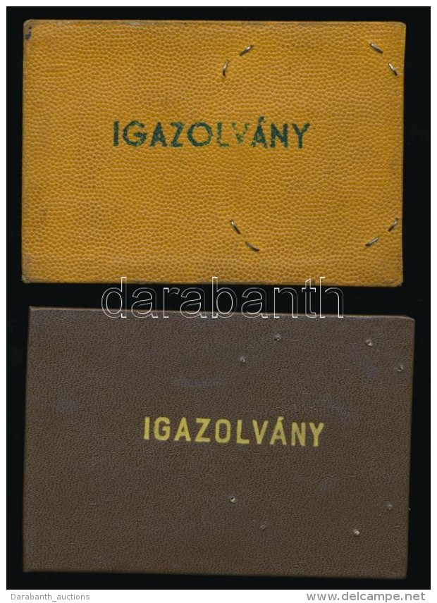 1956-1968 2 Db Igazolvány A Corvin Nagyáruház OsztályvezetÅ‘je Részére - Non Classés