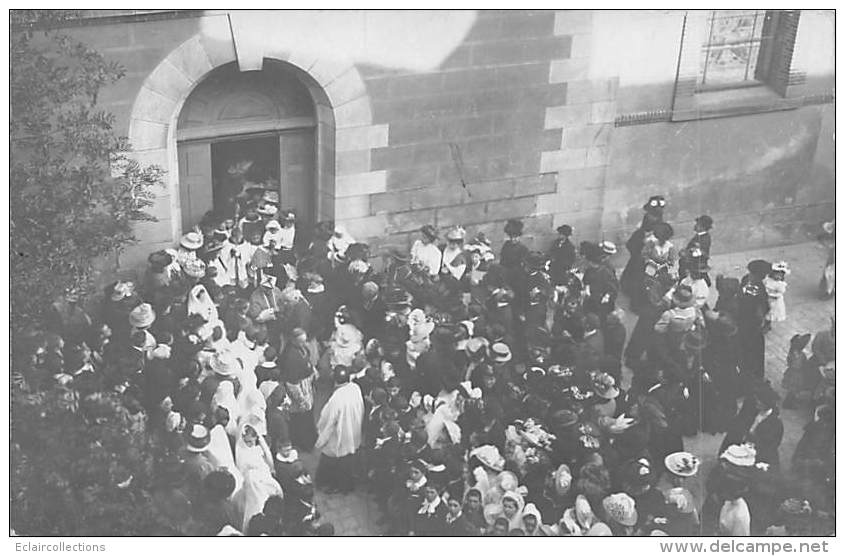 Thème religion  A localiser  Lot de 6 carte photo.   Confirmation d'André le 24 Mai 1908