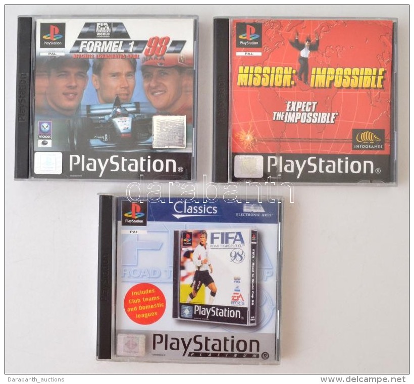 Play Station 3 Db Lemez(FIFA, Forma1, Mission Impossible) - Autres & Non Classés