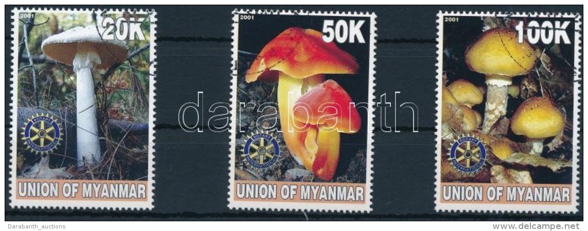 O Mianmar 2001 Gomba 3 Klf Bélyeg - Autres & Non Classés